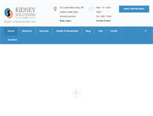 Tablet Screenshot of kidney-solutions.com